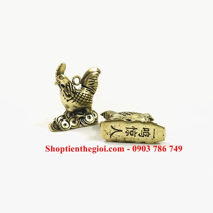 Móc Khóa Tượng Đồng Con Gà - SP005222